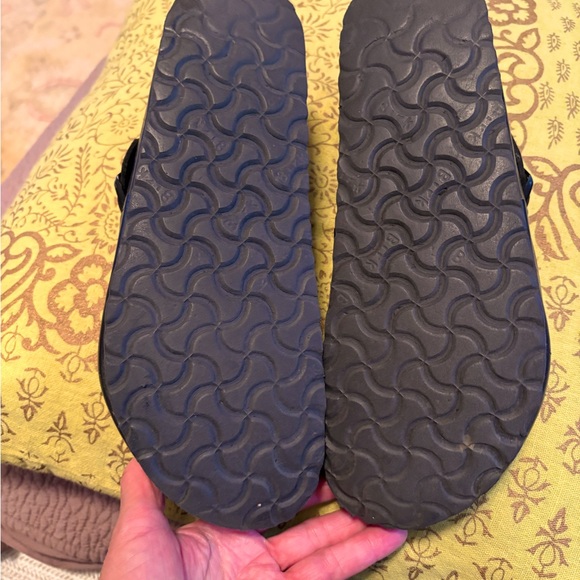 Birkenstock London black leather closed back clogs size 40 - Picture 4 of 8